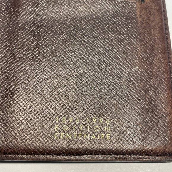 Louis Vuitton Ebene Damier Centaire Edition Vintage Wallet - Picture 7 of 11